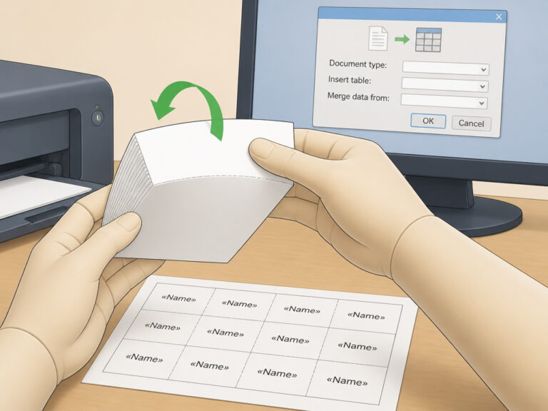 How to Print Tent Cards at Home Without the Headache