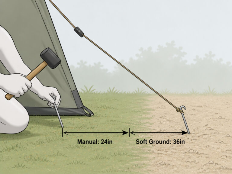 How To Construct A Tent And Avoid The 45-Degree Guy Rope Failure