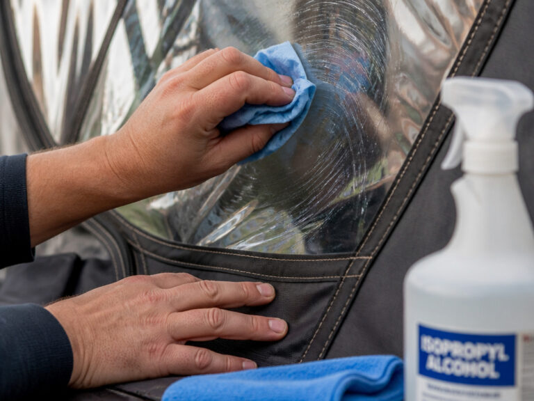 How To Put Self Adhesive One Way Door Film On For Privacy
