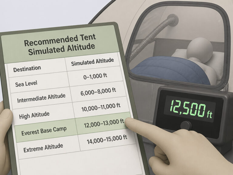 Guide: How To Acclimatise In A High Altitude Tent Safely