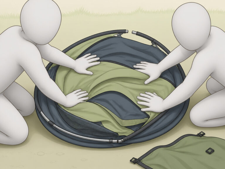 How to Fold a Pop Up Tent Without the Fight