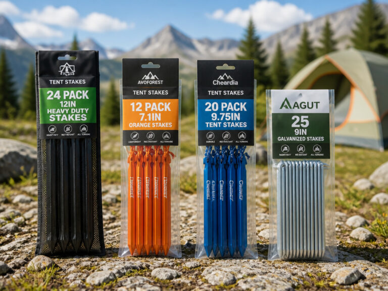 5 Best Heavy Duty Tent Stakes of 2026